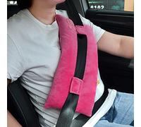 Seatbelt Pillow for Post-Surgery Comfort Mastectomy Breast Cancer Port Pacemaker Heart Surgery Recovery Support Cushion Pad Patient Care Car Travel Pillow (Pink)