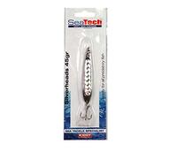 SeaTech Silverhead Wedge Jig Lures: 45g