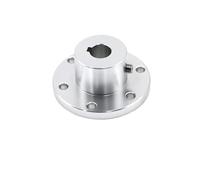 Seated Flange Bearing Shaft, Coupler Flange Joint Coupling Keyway 5 6 8 10 12 14 15 16 18 Mm For Mecanum Omni Omnidirectional Wheel(8mm keyway)