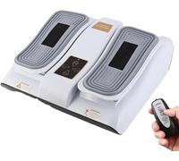 Seated Leg Exerciser, 4-Level Intensity Adjustable Electric Foot Massage With Remote Control, Electric Leg Exerciser For Seniors, Promote Health And Blood Circulation, Relieve Leg