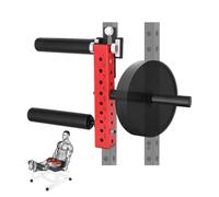 Seated Leg Extension Equipment, 8-Position Adjustable Leg Fitness Equipment Attachment for Lower Body Leg Muscle Training, Suitable for Fitness Exercises Red-25mm