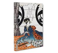 Seated Under a Cherry Tree by Yashima Gakutei Painting Canvas Print | Gallery Wrapped 30mm Frame Wall Art | 30x20 inches | Ready to Hang | Contemporary Landscape Picture | Living Room Lounge Office