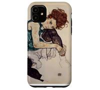 Seated Woman with Bent Knee by Egon Schiele (1917) Case for iPhone 11