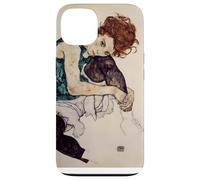 Seated Woman with Bent Knee by Egon Schiele (1917) Case for iPhone 13