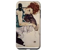Seated Woman with Bent Knee by Egon Schiele (1917) Case for iPhone XS Max