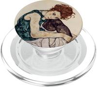 Seated Woman with Bent Knee by Egon Schiele (1917) PopSockets PopGrip for MagSafe