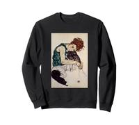 Seated Woman with Bent Knee by Egon Schiele (1917) Sweatshirt
