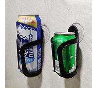 Seatery 2PCS Beer Can Bottle Holder, Shower Drink Holder, Bathroom Cup Holder for All Canned Bottle Beer Wine Drink, Wall Suction Up Holder, Shower Accessories, Beer Accessories, Well Package for Gift
