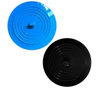 Seatery 2PCS Kitchen Sink Stoppers, Universal Drain Plug, 6.0 Inch Silicone Sink Drain Stopper, Sink Drain Cover, Sink Drain Plug, Sink Water Stopper, Bathtub Stopper