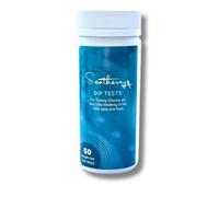 Seatherny Hot Tub, Pool and Spa Test Strips x 50-3 in 1 - Measures Chlorine, PH and Total Alkalinity (50)