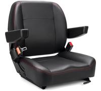 SEATIN Universal Forklift Seat,Tractor Seat,with Micro Switch,Armrest and Safety Belt,for Tractor,Mower,Skid Loader,Telehandler,Backhoe,Excavator Dozer