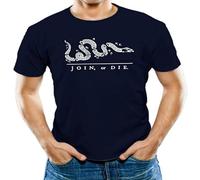 Seating Jumping Universal Apparel Join Or Die Freedom Ben Franklin O-Neck 100% Cotton Short Sleeve Unisex T-Shirt XXL Black