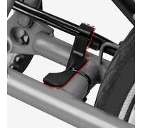 Seatpost Parking Disc Clamp Block for Brompton Folding Bikes - Plastic Stability Stop Block Compatible with C a Plus P Line Models - 57 X 48 X 30 Millimeters Black (2-Pack)
