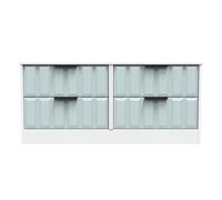 Seattle 4 Drawer Bed Box (Ready Assembled) Ready Assembled 2 U Duck Egg Blue One Size