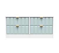 Seattle 4 Drawer Bed Box (Ready Assembled) Ready Assembled 2 U Duck Egg Blue One Size