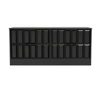 Seattle 4 Drawer Bed Box (Ready Assembled) Ready Assembled 2 U True Black One Size