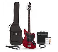 Seattle Bass Guitar Red 15W Bass Amp Pack