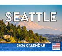 Seattle Calendar 2026 Wall Washington