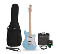Seattle Electric Guitar Blue 10W Guitar Amp & Accessory Pack