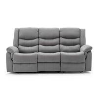 More4Homes Seattle Electric Fabric Recliner 3 Seater Sofa