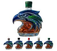 Seattle Football Team Limited Edition Whisky Bottle - for Fans Who Live Loud, Fly High, and Never Back Down | Funny Eagle Whisky Bottle, Wine, Cocktails | Football Fan Gift, Home Bar Display Decor(C)