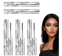 Seattle Get Mascara,London Get Mascara,3D Curling Eyelash Iron,Waterproof Long-Lasting No Flaking,Lengthening Volumizing Separated Lashes,Wand Eye black,No Flaking for Mother,Girl,Wife (Black,2)