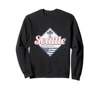 Seattle in Washington United States Vintage USA Souvenir Sweatshirt