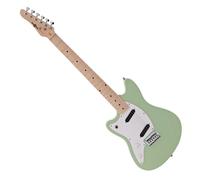 Seattle Left Handed Electric Guitar by Gear4music Seafoam Green