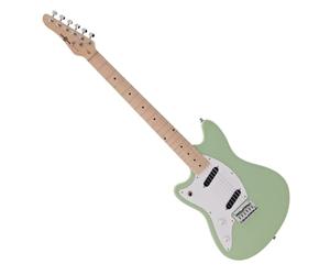 Seattle Left Handed Electric Guitar by Gear4music, Seafoam Green