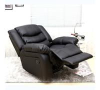 More4Homes Seattle Bonded Leather Manual Recliner (Black)