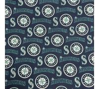 Seattle Mariners Cotton Fabric by Fabric Traditions - Officially Licensed MLB Quilting Fabric, Precut Yardage for Sewing, Quilting & Crafts