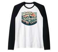 Seattle Raglan Baseball Tee