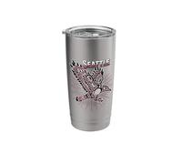 Seattle Raven & Sun Native American Indian Pacific Northwest Stainless Steel Insulated Tumbler