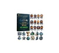 (Seattle Seahawks NFL, 26*18*3cm) Seattle Seahawks NFL 50th Anniversary Christmas Tree Decoration