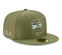 Seattle Seahawks NFL Cap Adult New Era American Football Snapback S2S Hat - New