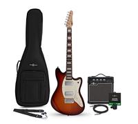 Seattle Select Electric Guitar Sunburst 10W Guitar Amp & Accessory Pack