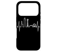 Seattle Skyline Heartbeat Silhouette Heart I Love Seattle Case for iPhone 17 Pro
