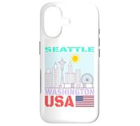 Seattle Skyline T-Shirt Washington State Cityscape Graphic Case for iPhone 17