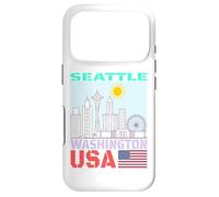 Seattle Skyline T-Shirt Washington State Cityscape Graphic Case for iPhone 17 Pro
