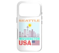 Seattle Skyline T-Shirt Washington State Cityscape Graphic T Case for iPhone 17 Pro