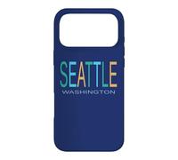 SEATTLE WA Blue Green and Yellow Case for iPhone 17 Pro Max