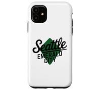 Seattle WA Emerald City for Men Women. Case for iPhone 11