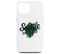 Seattle WA Emerald City for Men Women. Case for iPhone 13