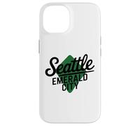 Seattle WA Emerald City for Men Women. Case for iPhone 14