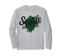Seattle WA Emerald City for Men Women. Long Sleeve T-Shirt