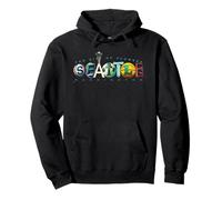 Seattle WA Retro City Name Typography Landmark Art Pullover Hoodie