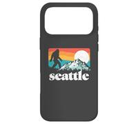 Seattle Washington Bigfoot Mountains Retro Distressed 80s Case for iPhone 17 Pro Max
