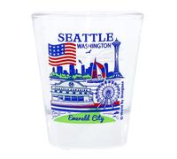 Seattle Washington Great American Cities Collection Shot Glass