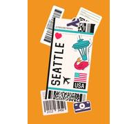 Seattle Washington USA Travel Journal: Lined Notebook With Photo Pages