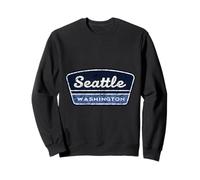 Seattle Washington Vintage Retro City Travel Sweatshirt